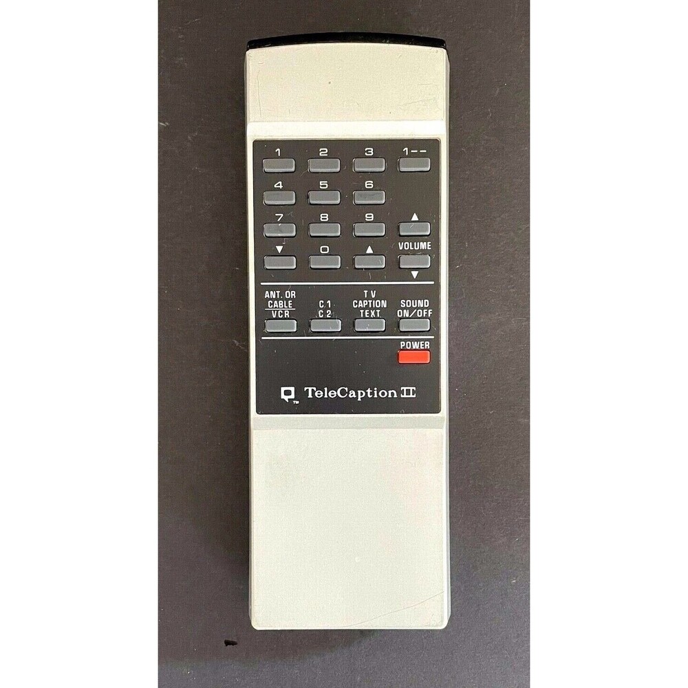 TELECAPTION II Remote Control for Close Caption Decoder Works!
